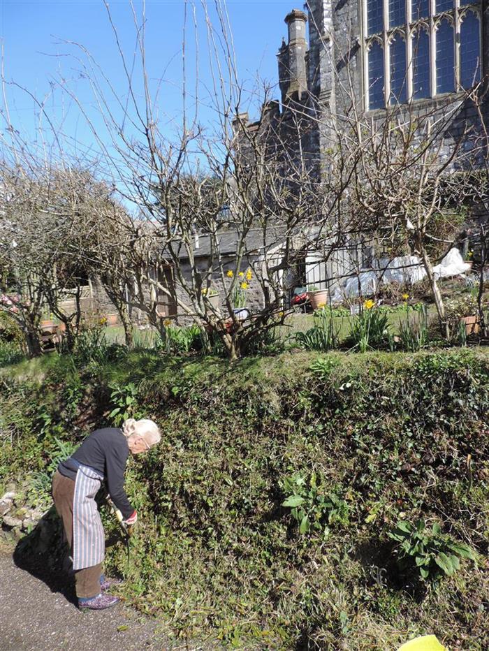 Busy keeping the Church tidy